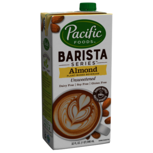 Pacific Foods Barista Series Unsweetened Almond Milk - 12ct