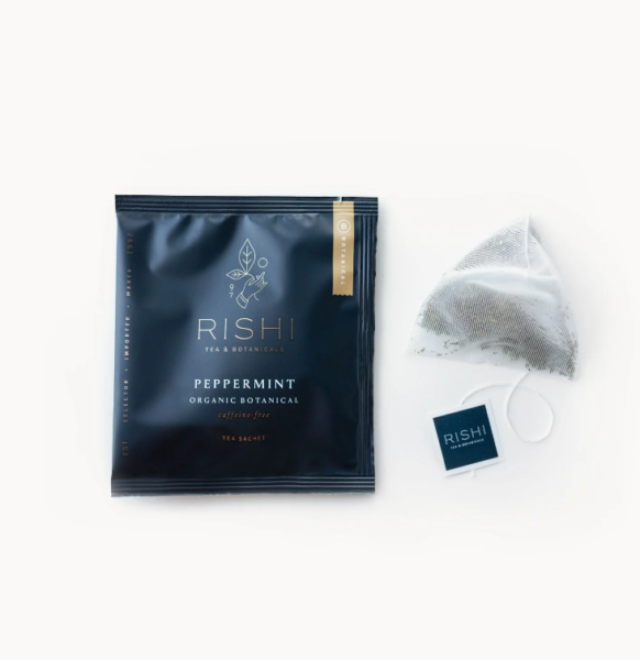 Rishi Peppermint Tea Sachets - 50ct