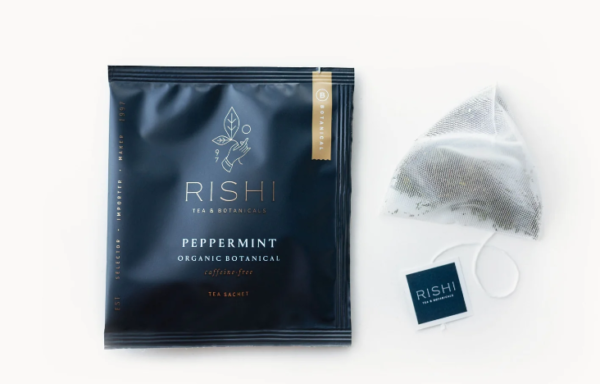 Rishi Peppermint Tea Sachets – 50ct