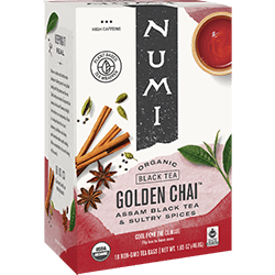 Numi Golden Chai Tea Bags – 18ct