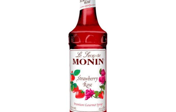 Monin Strawberry Rose Syrup (750ml)