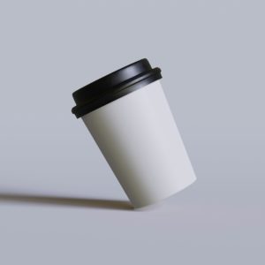 Hot Coffee Lids - Black (1200ct)(For 12/16/20oz)